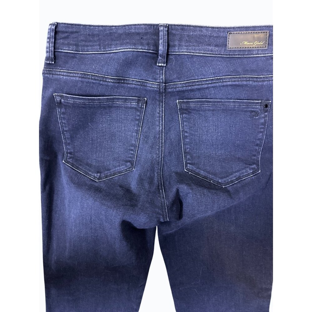 NWT Mavi Gold Stretch Tess High Rise Soft Jeans Medium Dark Wash Size 27 - Picture 14 of 14